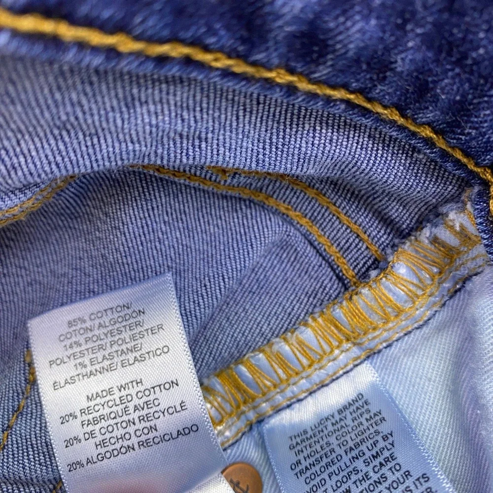 Lucky Brand 223 Straight Leg Mens Jeans Sz‎ 40 Blue Medium Wash Denim Pants